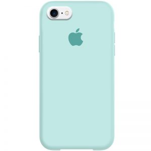 Оригинальный чехол Silicone Case 360 с микрофиброй для Iphone 7 / 8 / SE (2020) – Бирюзовый / Turquoise