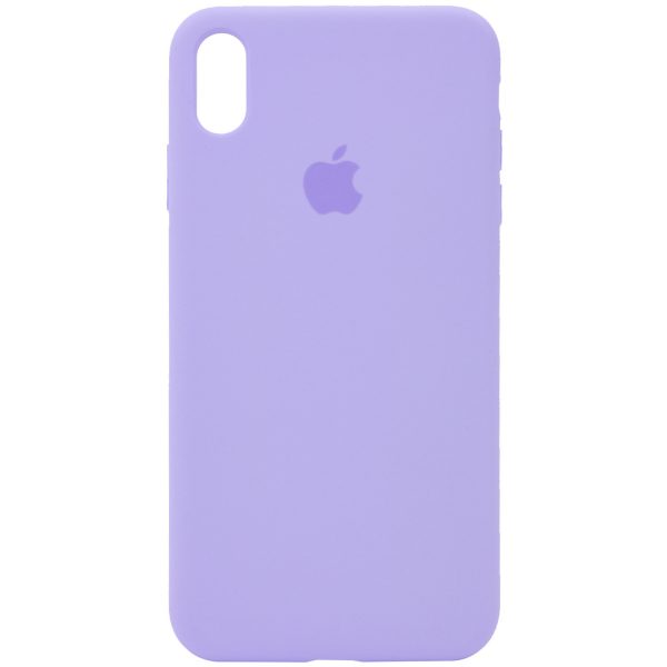 Чохол Silicone Case для Iphone XS Max Бузковий / Dasheen