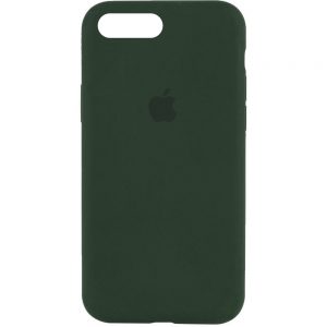 Оригинальный чехол Silicone Case 360 с микрофиброй для Iphone 7 / 8 / SE (2020) – Зеленый / Cyprus Green
