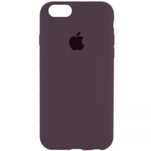 Оригинальный чехол Silicone Case 360 с микрофиброй для Iphone 7 / 8 / SE (2020) – Фиолетовый / Elderberry