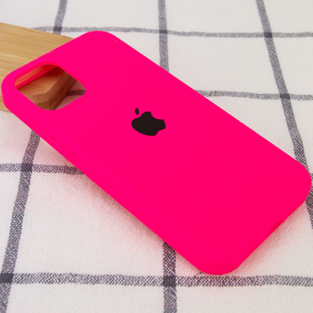 Оригинальный чехол Silicone Cover 360 с микрофиброй для Iphone 13 Mini -  Розовый / Barbie pink | Заказуй Купити чохол і захисне скло для телефону
