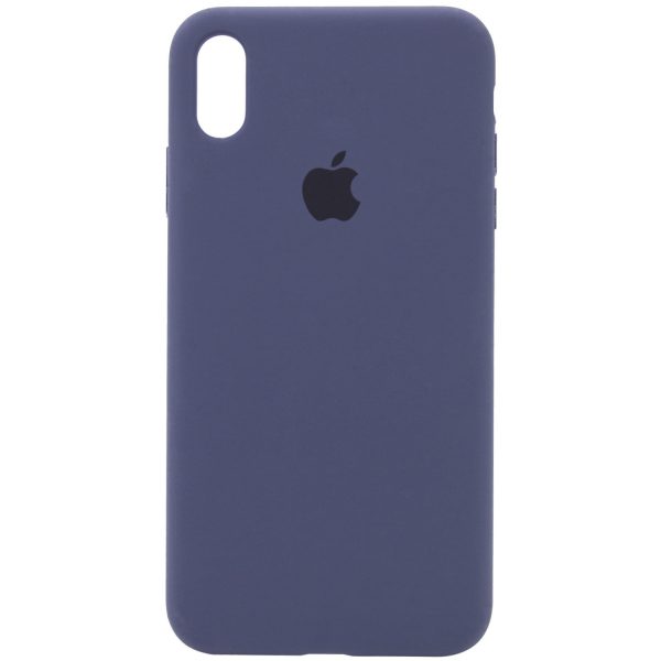 Чохол Silicone Case для Iphone XS Max Темно-синій / Midnight Blue