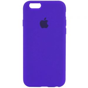 Оригинальный чехол Silicone Case 360 с микрофиброй для Iphone 7 / 8 / SE (2020) – Фиолетовый / Ultra Violet