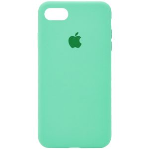 Оригинальный чехол Silicone Case 360 с микрофиброй для Iphone 7 / 8 / SE (2020) – Зеленый / Spearmint