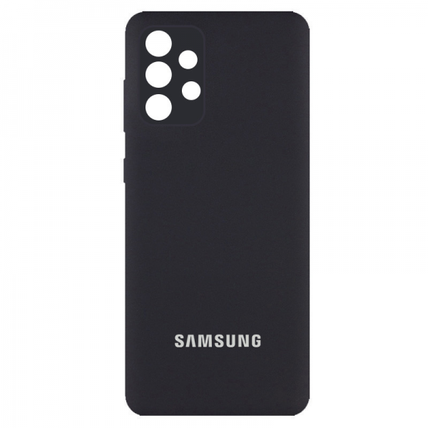 Чохол Silicone Full Camera AA для Samsung Galaxy A53 5G Чорний / Black