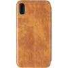 Чохол-книжка Leather Delius для Iphone XS Max Gold 151827