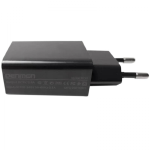 Сетевое зарядное устройство Denmen DC01 (1USB / 2.4A) – Black
