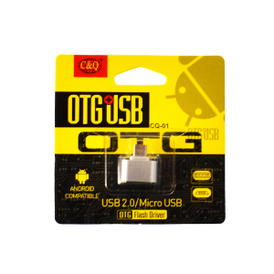 Адаптер CQ-01 OTG USB to MicroUSB – Silver