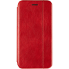 Кожаный чехол-книжка Leather Gelius для Xiaomi Redmi 9 – Red