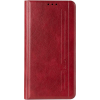 Кожаный чехол-книжка Leather Gelius New для Samsung Galaxy A01 – Red