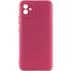 Чехол Silicone Cover Lakshmi Full Camera (A) для Samsung Galaxy A04 – Бордовый / Marsala