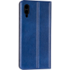 Кожаный чехол-книжка Leather Gelius New для Samsung Galaxy A02 – Blue 151874