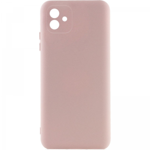 Чехол Silicone Cover Lakshmi Full Camera (A) для Samsung Galaxy A04 – Розовый / Pink Sand