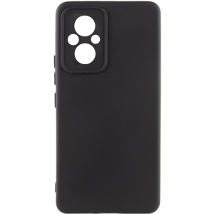 Чехол Silicone Cover Lakshmi Full Camera (A) для Xiaomi Poco M5 – Черный / Black