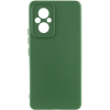 Чехол Silicone Cover Lakshmi Full Camera (A) для Xiaomi Poco M5 – Зеленый / Dark green