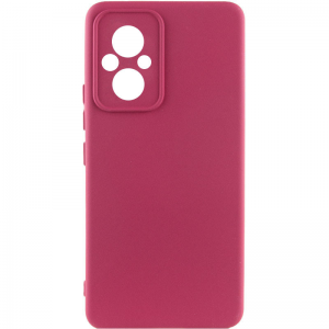 Чехол Silicone Cover Lakshmi Full Camera (A) для Xiaomi Poco M5 – Бордовый / Marsala