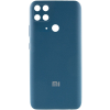 Чохол Silicone Full Camera AA для Xiaomi Redmi 10C / Poco C40 Синій / Cosmos Blue