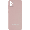 Чехол Silicone Cover (AA) с защитой камеры и микрофиброй для Samsung Galaxy A04 – Розовый / Pink Sand