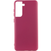 Чехол Silicone Cover Lakshmi (A) с микрофиброй для Samsung Galaxy S23 Plus – Бордовый / Marsala