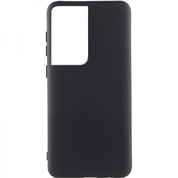 Чехол Silicone Cover Lakshmi (A) с микрофиброй для Samsung Galaxy S23 Ultra – Черный / Black