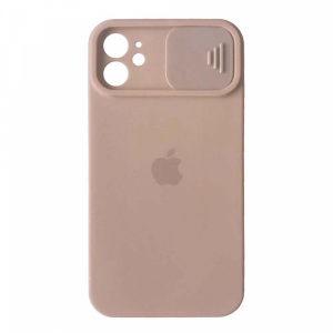 Чохол Silicone Case SLIDER для Iphone 11 Рожевий / Pink Sand