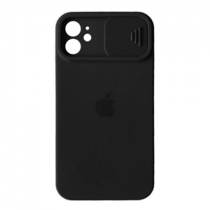 Чохол Silicone Case SLIDER для Iphone 11 Чорний / Black