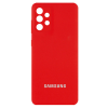 Чохол Silicone Cover Camera для Samsung Galaxy A32 Червоний / Red