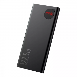 Внешний аккумулятор Baseus Adaman Metal с цифровым дисплеем Overseas Edition 22.5W 10000 mAh – Black