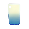 Cиликоновый прозрачный чехол CoWay Gradient для Vivo Y91C – Синий / Blue 154258