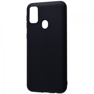 Матовый силиконовый TPU чехол CoWay для Samsung Galaxy A21s – Черный / Black