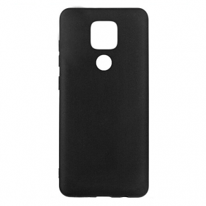 Матовый силиконовый TPU чехол CoWay для Motorola Moto G9 Play – Черный / Black