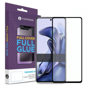 Защитное стекло 3D (5D) MaFuture Full Cover Full Glue на весь экран для Oppo A54 – Black