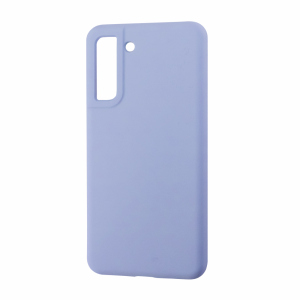 Чехол Fibra Full Silicone Cover с микрофиброй для Samsung Galaxy S21 FE – Light Purple