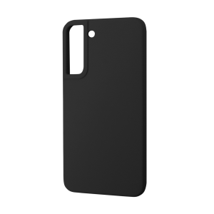 Чехол Fibra Full Silicone Cover с микрофиброй для Samsung Galaxy S21 FE – Черный / Black