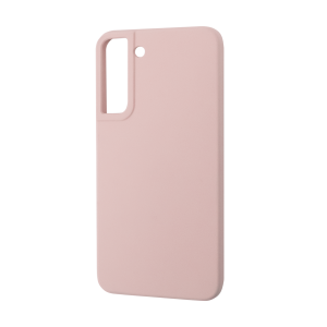 Чехол Fibra Full Silicone Cover с микрофиброй для Samsung Galaxy S21 FE – Розовый / Pink Sand
