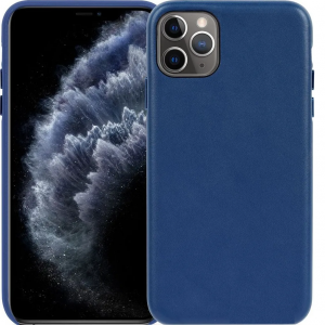 Кожаный чехол DeFabric Luxe для Iphone 11 Pro Max – Синий / Blue