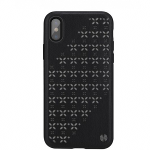 Кожаный PU чехол Nillkin Star для Iphone X / XS – Черный / Black