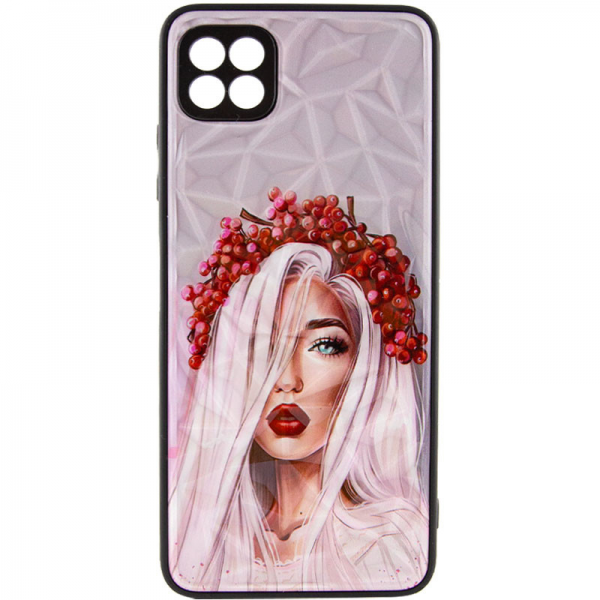 TPU+PC чехол Prisma Ladies для Samsung Galaxy A22 5G – Ukrainian Girl