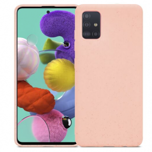 ECO-чехол DeFabric из пшеницы для Samsung Galaxy A51 – Розовый / Pink