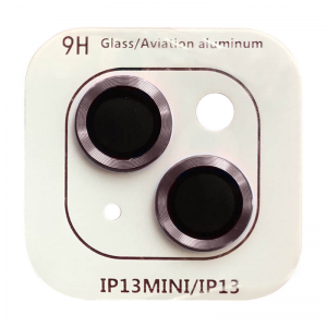 Защитное стекло Metal Classic на камеру для iPhone 13 / 13 mini – Розовый / Pink