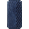 Кожаный чехол-книжка GETMAN Cubic для Samsung Galaxy A04s – Синий
