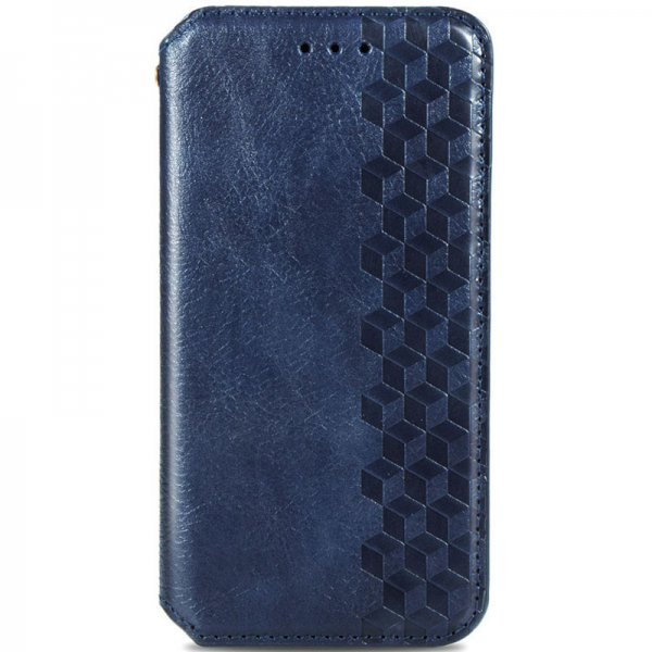 Кожаный чехол-книжка GETMAN Cubic для Samsung Galaxy A04e – Синий