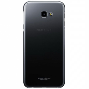 Оригинальный прозрачный пластиковый PC чехол Gradation для Samsung Galaxy J4 Plus 2018 (J415) – Черный / Black