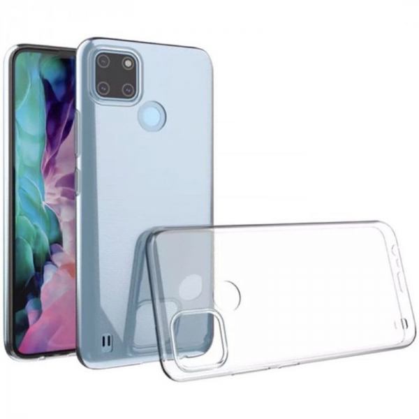 Прозрачный силиконовый TPU чехол Epic Transparent (1.5мм) для Realme C21Y / C25Y