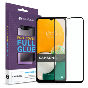 Защитное стекло 3D (5D) MaFuture Full Cover Full Glue на весь экран для Samsung Galaxy A20 / A30 / A30s / A50 / M30s / M31 / M21 – Black