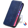 Кожаный чехол-книжка GETMAN Cubic для Samsung Galaxy A04 – Синий 156693