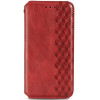 Кожаный чехол-книжка GETMAN Cubic для Samsung Galaxy A04e – Красный