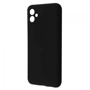 Чехол Silicone Case WAVE Full с микрофиброй для Samsung Galaxy A04 – Black