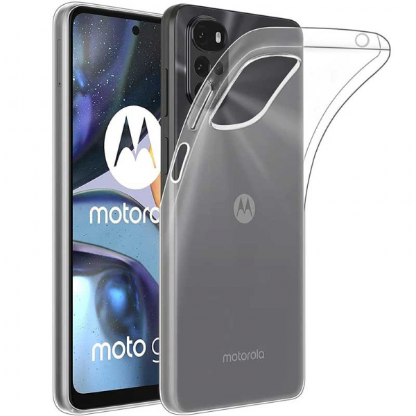 Прозрачный силиконовый TPU чехол Epic Transparent (1.5мм) для Motorola Moto G22