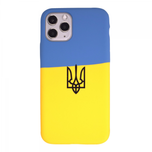 Чохол патріотичний Silicone Case для Iphone 11 Pro Max Прапор України